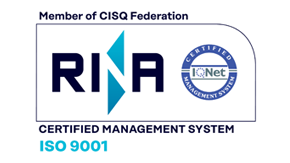 CAM azienda certificata Rina ISO 9001:2015